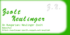 zsolt neulinger business card